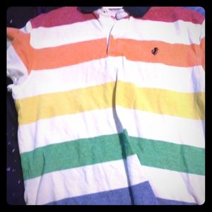 Rainbow Polo Top